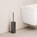 Porte-balai de toilette sur pied, bronze