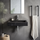 Complete Fountain Set Karl Hardstone with Chrome Tap and Drain Set (37x23.5x7 cm) by L'Aqua®