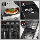 Landmann 2-in-1 GasBBQ & pizza-oven 2,5 - 3,6 kW - Gas
