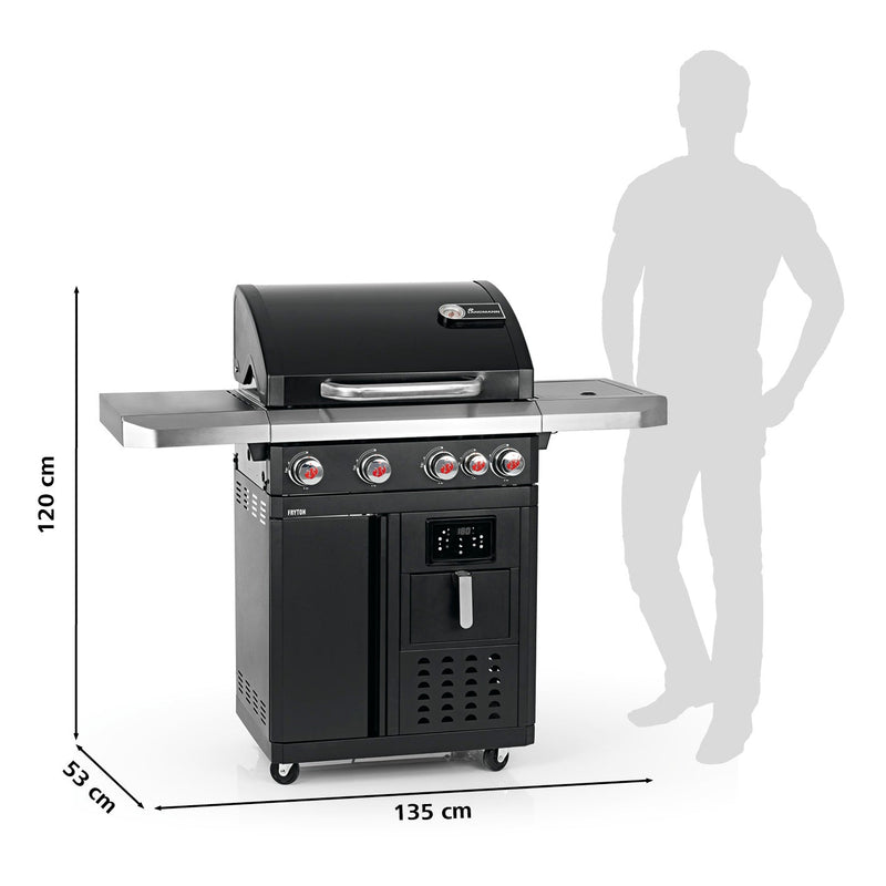 Landmann GasBBQ Fryton 4.1 Cook met Airfryer - Gas barbecues