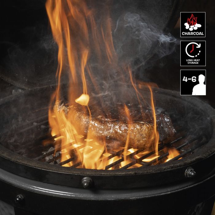 Landmann Kamado 16 inch Grijs Grilloppervlak ⌀ 35,5 cm -