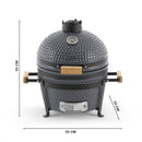 Landmann Kamado 16 inch Grijs Grilloppervlak ⌀ 35,5 cm -
