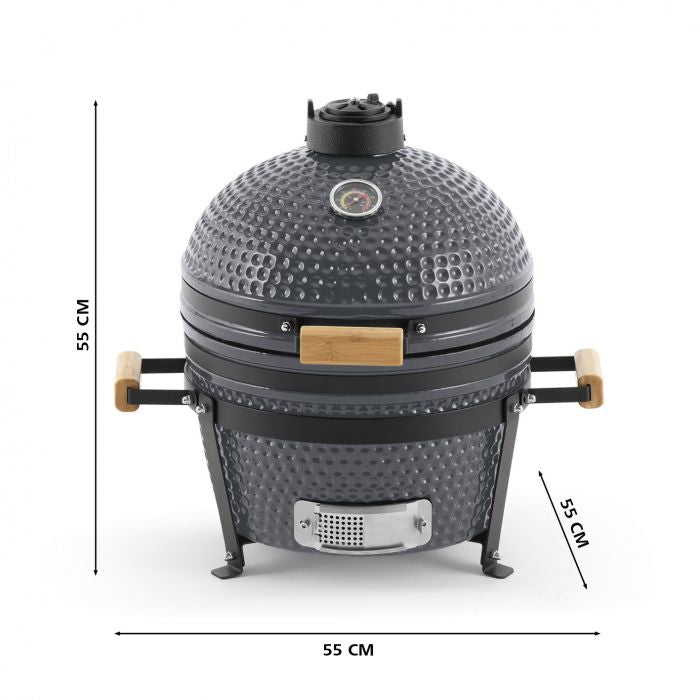 Landmann Kamado 16 inch Grijs Grilloppervlak ⌀ 35,5 cm -