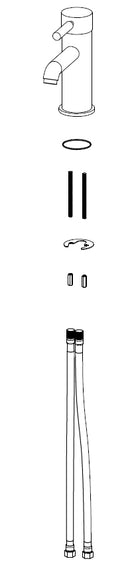 Thermostatic Washbasin tap Lara Gloss Chrome by L'Aqua®