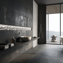 Mélange de pierres dures Listello Tevere Céramique 5,2 x 23 cm blanc