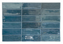 Wall tile Calpe Blue 5x15 cm gloss