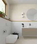 Carrelage mural Deco Lingot Blanc 32x62,5 cm Rectangulaire - Porcelaine Semi-brillante - Teinte Blanc Radiant