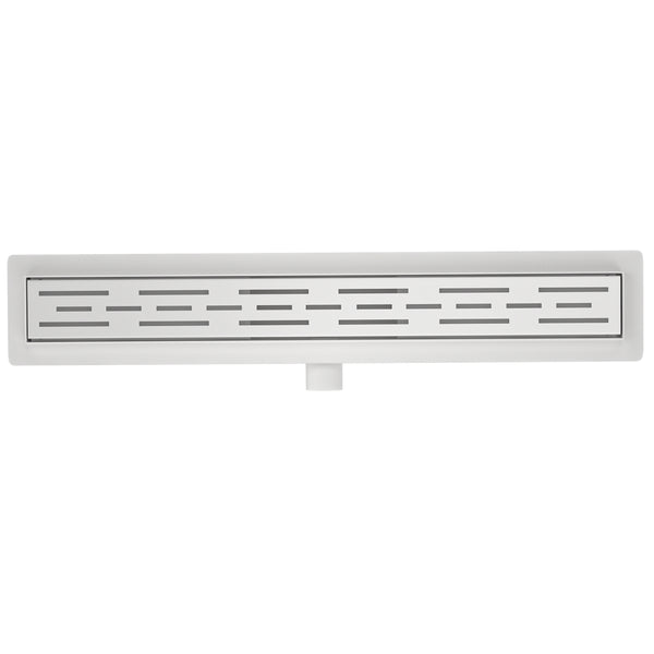 Shower drain Classic 70 matt white 1.2mm base/2mm by L'Aqua