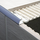 ERA120.81 Aluminium Tegelstrip Rond - Mat Zilver - 12mm - 2,5m
