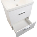 Badmeubel set Melar wit 60 cm met Spiegel - Complete