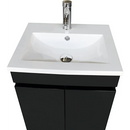 Badmeubel Set Slimline Antra 60 cm - Complete