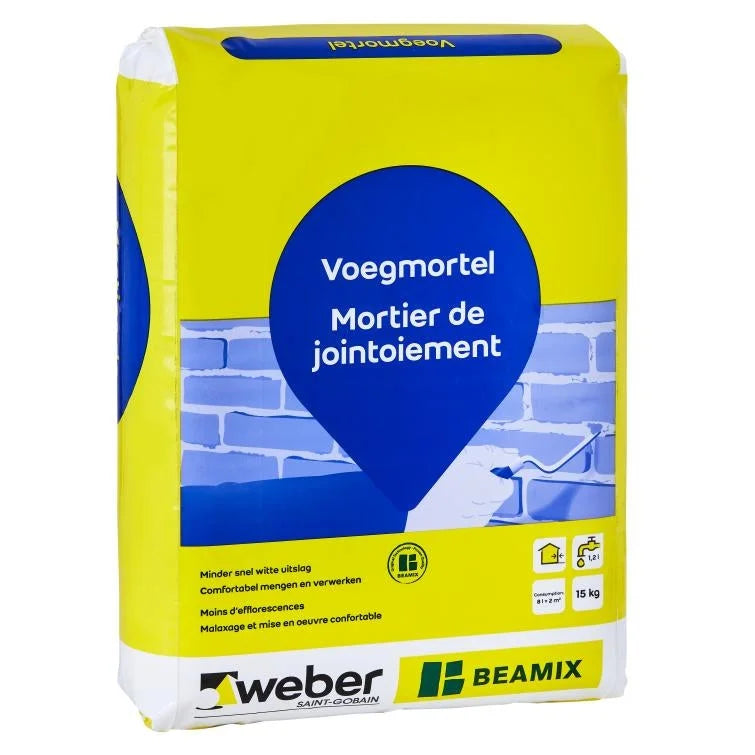 Beamix Voegmortel Grijs 15 KG - Mortel