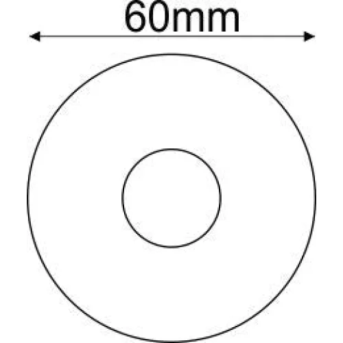 chroom kraanrozet 1/2x20mm - Kraanrozetten