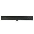 Douchegoot Classic 80 cm mat zwart - Douchegoten