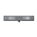 Classic 90 cm RVS Douchegoot Gun metal - Douchegoten