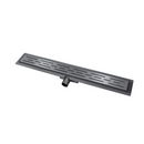 Classic 90 cm RVS Douchegoot Gun metal - Douchegoten