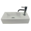 Fonteinset Kaja keramisch met chroom kraan en sifon -