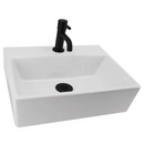 Fonteinset Latta wit L’aqua Keramisch met Zwarte kraan en