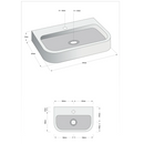 Fonteinset Matsu zwart L’aqua Natuursteen met Zwarte kraan