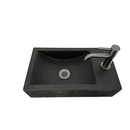 Fonteinset Werner L’aqua Hardsteen met Gun metal kraan en