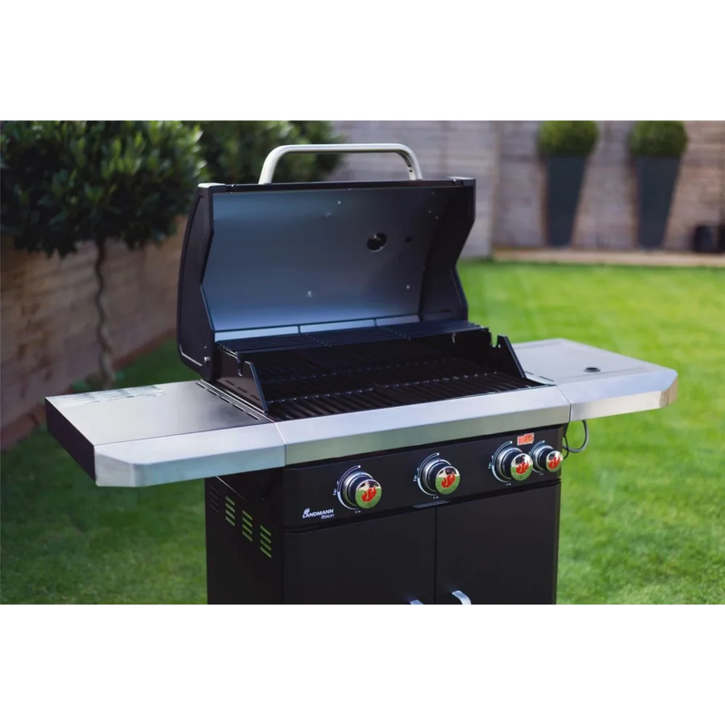 GasBBQ Landmann Rexon PTS 3.1 Zwart - Gas barbecues