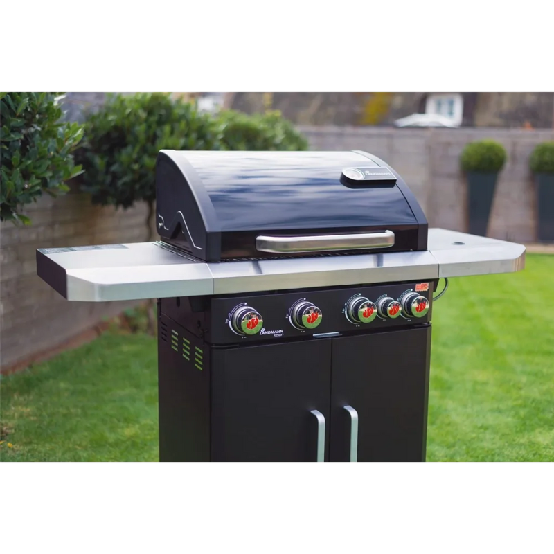 GasBBQ Landmann Rexon PTS 4.1 Zwart - Gas barbecues