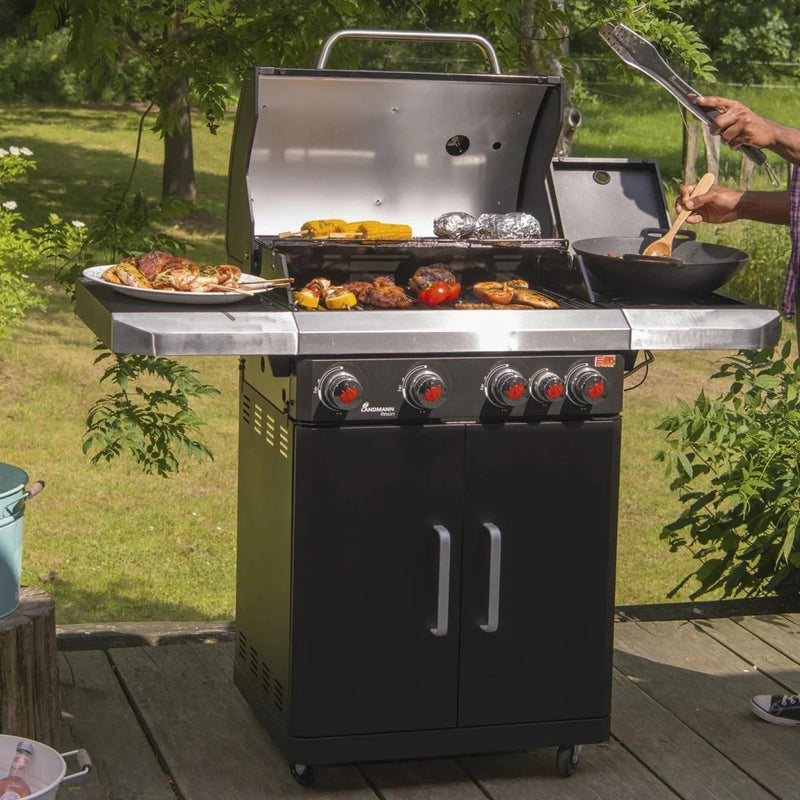 GasBBQ Landmann Rexon PTS 4.1 Zwart - Gas barbecues