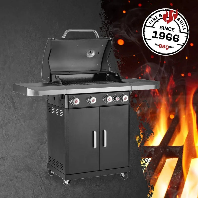 GasBBQ Landmann Rexon PTS 4.1 Zwart - Gas barbecues