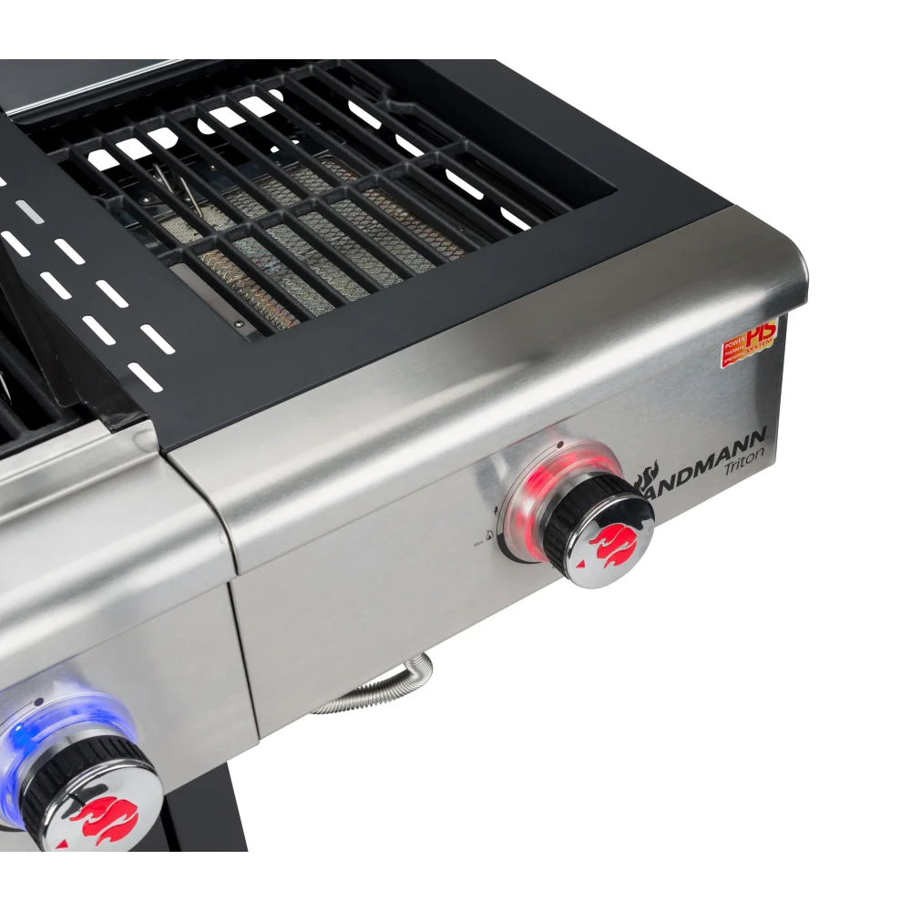 Cache-brûleurs Barbecue GFTIME Lot De 3 - Acier Inoxydable 39.5x15cm - Compatible Landmann, Grandhall
