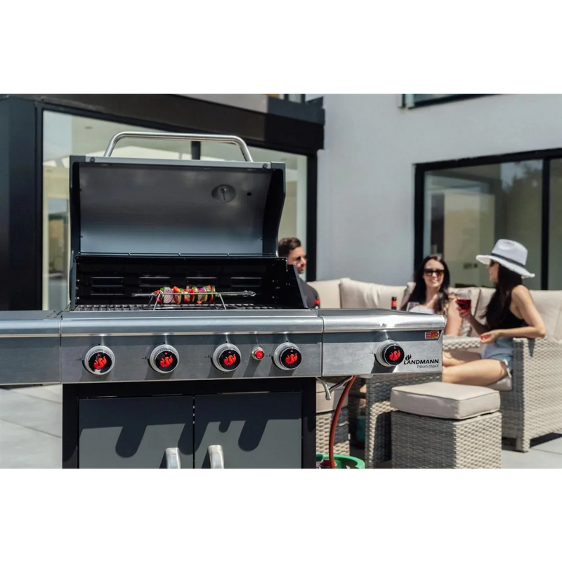 GasBBQ Landmann Triton MaxX PTS 4.1 Zilver - Gas barbecues