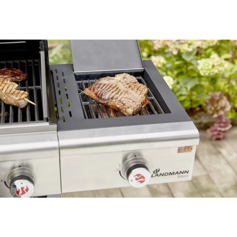 GasBBQ Landmann Triton MaxX PTS 4.1 Zilver - Gas barbecues