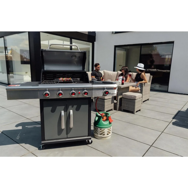 GasBBQ Landmann Triton MaxX PTS 4.1 Zilver - Gas barbecues