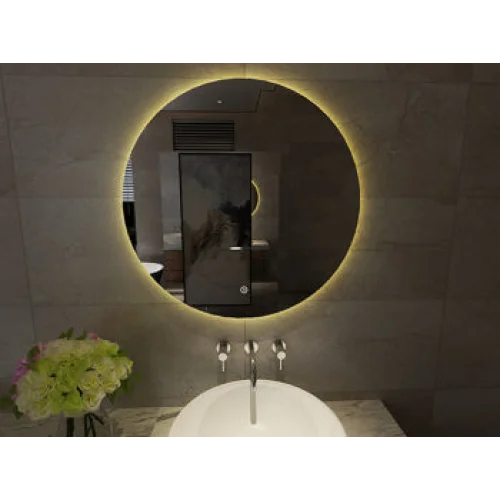 Giro spiegel rond met LED dimbaar 100 cm - Spiegels