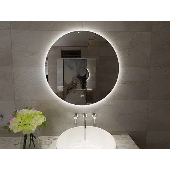 Giro spiegel rond met LED dimbaar 120 cm - Spiegels