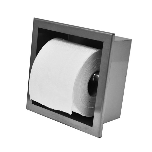 inbouw-toiletrolhouder RVS - Toiletrolhouders