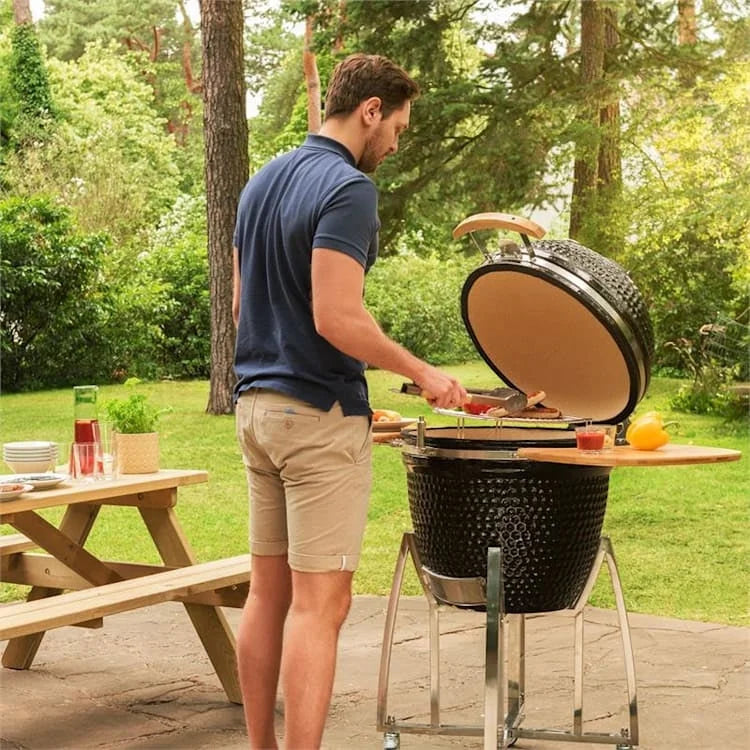 Kamado XXL Landmann Ø 56 cm 22 Inch Zwart - Kamado