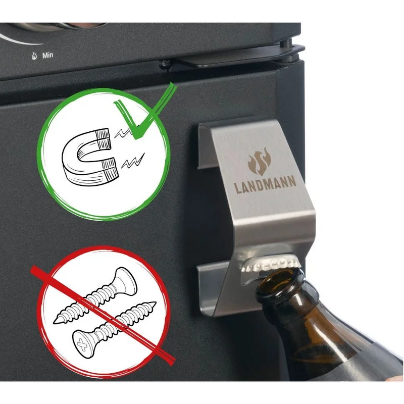 Landmann magnetische Flesopener - Hulpstukken BBQ