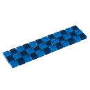 Listello Mozaiek mix blauw Glas Blauw 4,8 x 19,5 cm -
