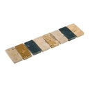 Listello Tevere jade Keramiek 5,2 x 23 cm wit - Listello