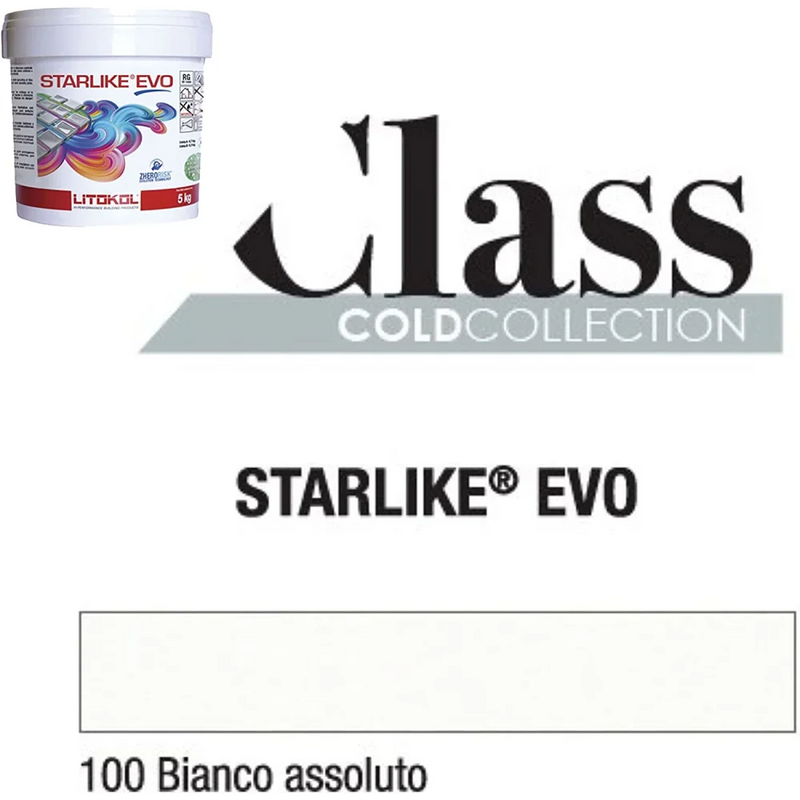 Litokol STARLIKE® EVO 100 Bianco assoluto 2,5 kg -