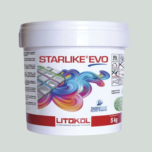 Litokol STARLIKE® EVO 105 Bianco titanio 5 kg - Voegmiddel