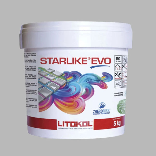 Litokol STARLIKE® EVO 110 Grigio perla 5 kg - Voegmiddel