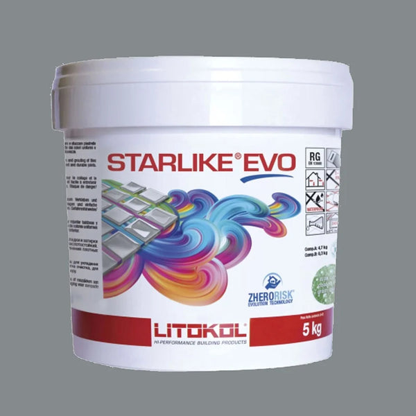 Litokol STARLIKE® EVO 125 Grigio cemento 2,5 kg - Voegmiddel
