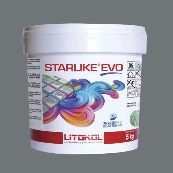 Litokol STARLIKE® EVO 130 Grigio ardesia 2,5 kg - Voegmiddel
