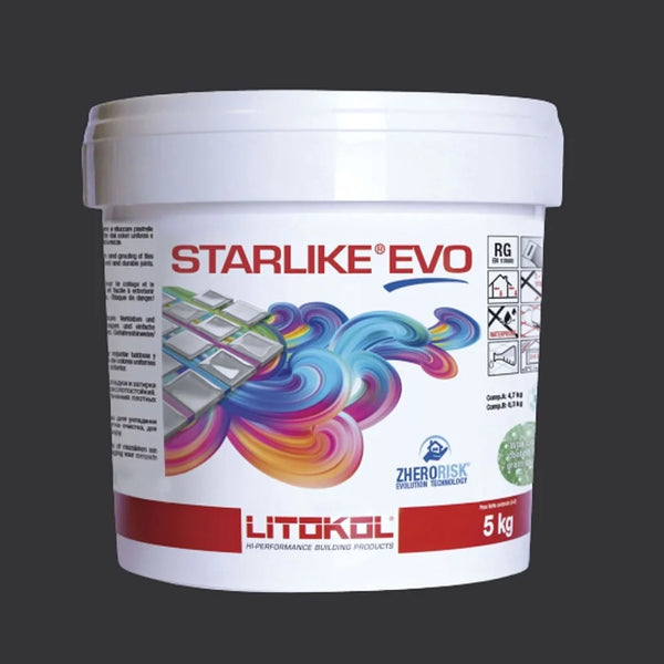 Litokol STARLIKE® EVO 145 Nero carbonio 2,5 kg - Voegmiddel