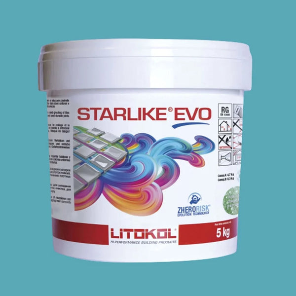 Litokol STARLIKE® EVO 320 Azzurro caraibi 5 kg - Voegmiddel