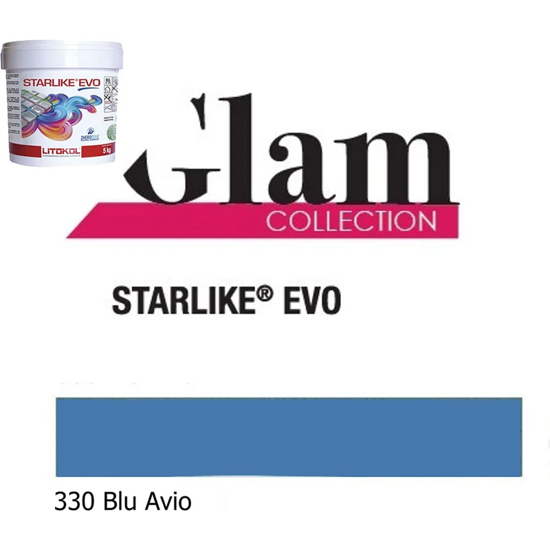 Litokol STARLIKE® EVO 330 Blu avio 2,5 kg - Voegmiddel