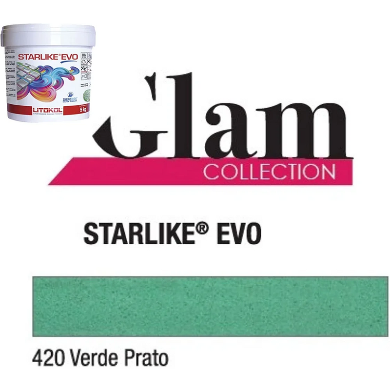 Litokol STARLIKE® EVO 420 Verde prato 2,5 kg - Voegmiddel
