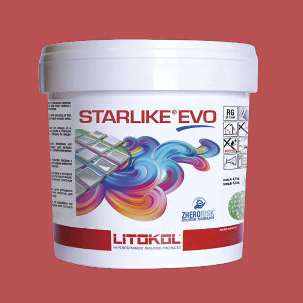 Litokol STARLIKE® EVO 550 Rosso oriente 2,5 kg - Voegmiddel