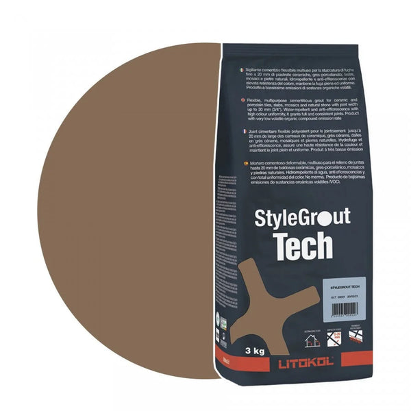 Litokol Voegmiddel Stylegrout Tech Beige-3 á 3 kg -